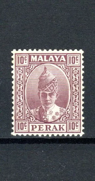 Malaya - Perak 1938 10c Sultan Iskandar SG 42 MH