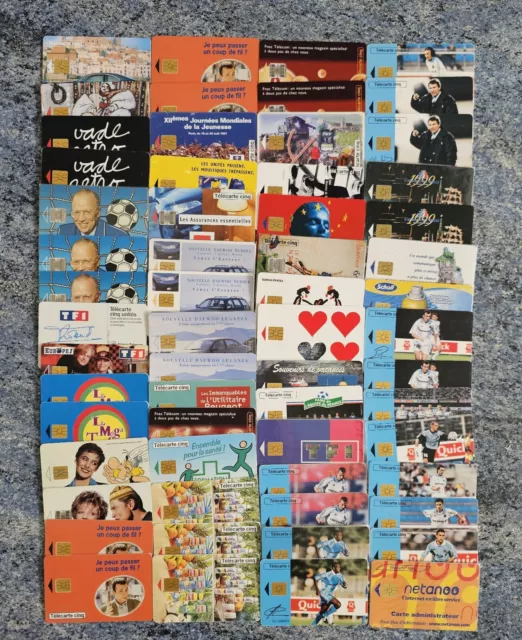 Excellent Lot + De 900  Telecartes 5 Unités  Tbe General Super Valeur