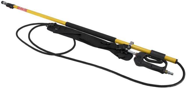 18' Fiberglass Telescoping Wand 3800 PSI for Cold Water Pressure Washer and Belt