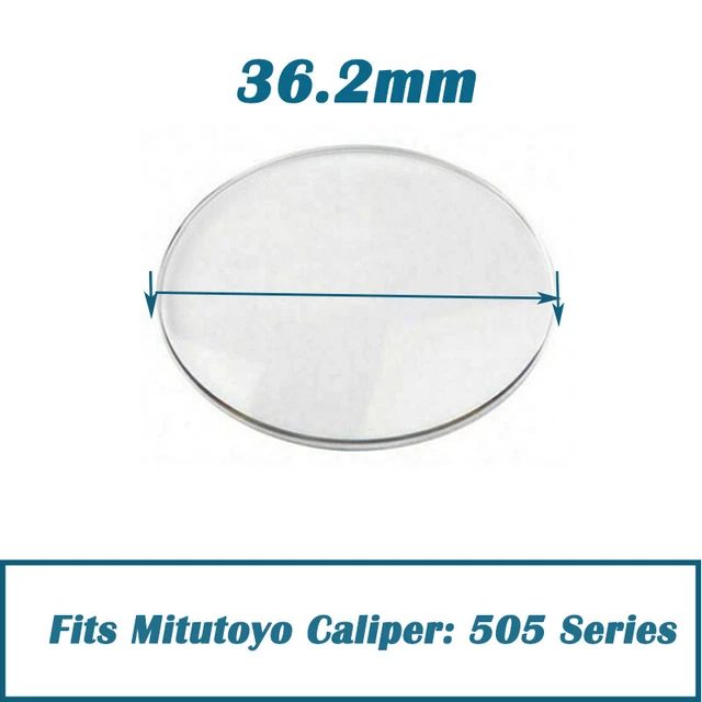 Mitutoyo Dial Caliper Replacement Part Crystal Cover Lid For 505 Series 36.2mm