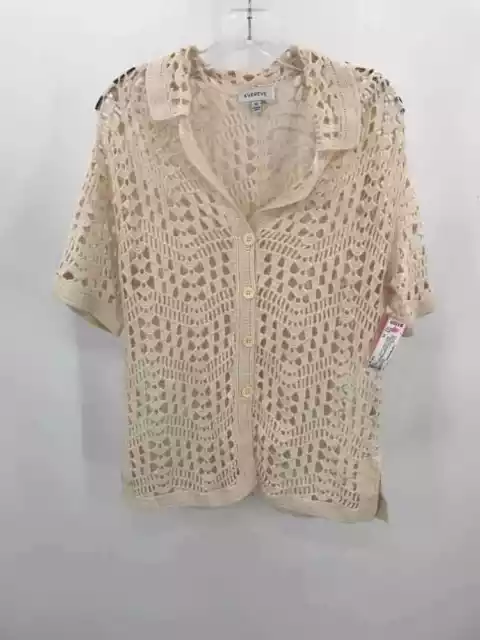 Pre-Owned Evereve Tan Size XS Button Down