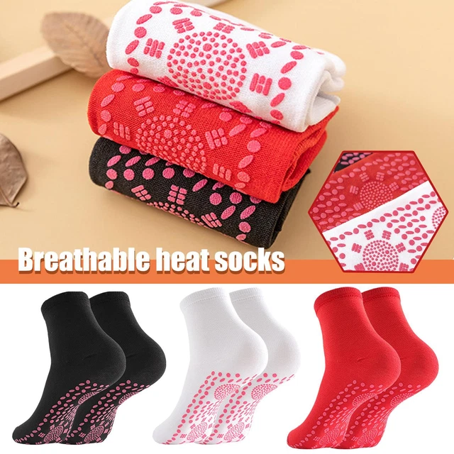 Self-Heating Socks Tourmaline Slimming Health Sock Winter UK Warm Thermal I4F6