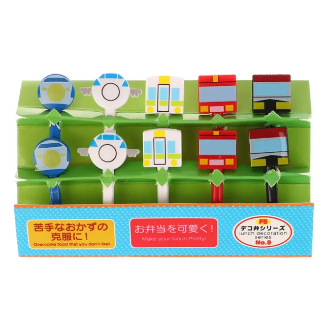 Frontfruchtgabel Plastik Mini Kids Kuchen Zahnstocher Bento Dekoration Etike-DB