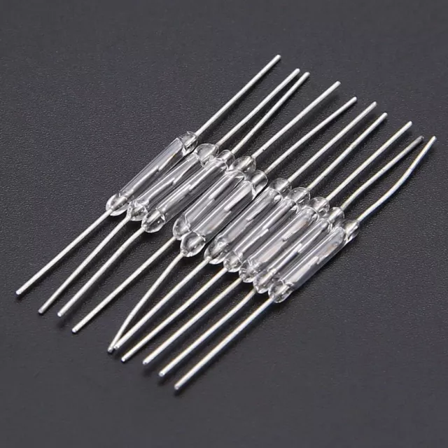 10 Stücke 14mm Glas Magnetische Induktion Reed Schalter MagSwitch Schließer