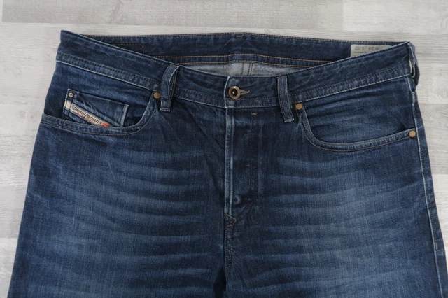 MENS DIESEL BUSTER Regular Slim Tapered Blue Jeans W36 L32 Wash 0823K 39.99 PicClick UK