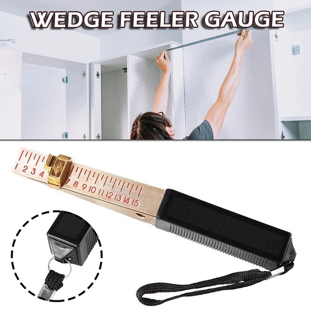 For Door Gap Measuring Feeler Gauge Wedge Feeler Factory Copper Plated Tool *