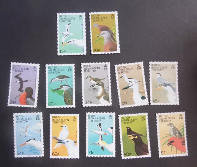 BIOT Indian Ocean 1990 Birds  Tern Plover SG90/101 MNH UM unmounted mint