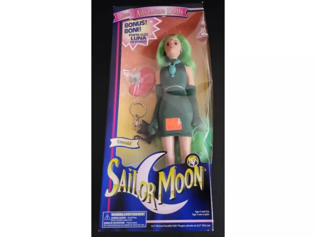 Sailor Moon Emerald Deluxe Adventure Doll 1997 11.5" Irwin Nrfb