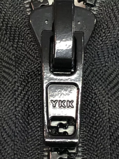 Zip Closed End Ykk Black All Sizes Plastic No Rust No 10 Weight Chunky Heavy Uk