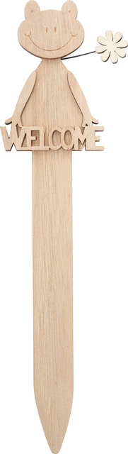 VBS Beetstecker Frosch 8x28cm Blumestecker Dekostecker Stecker Tontopf Blume