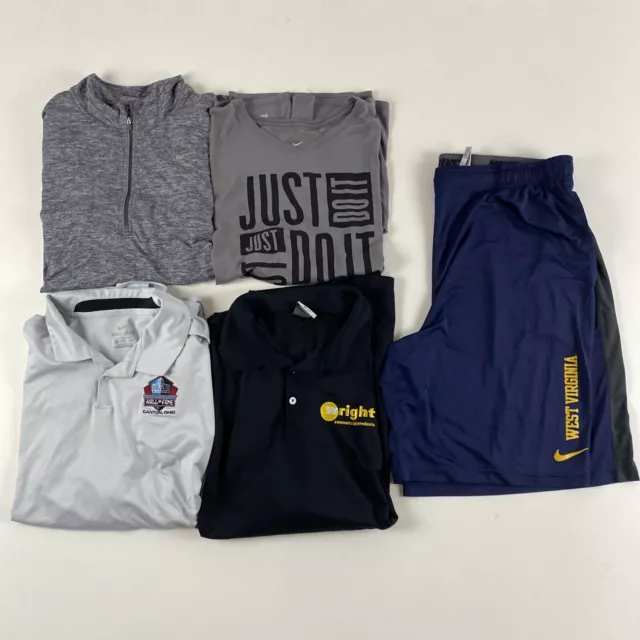 Lot Nike Under Armour More Mens Size 2XL Athletic Wear Bundle Shirts Shorts