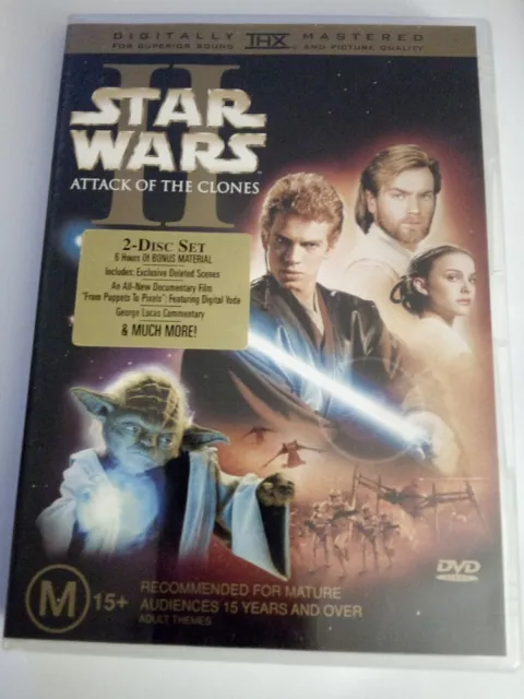 Star Wars - Episode II - Attack Of The Clones  (DVD, 2001)