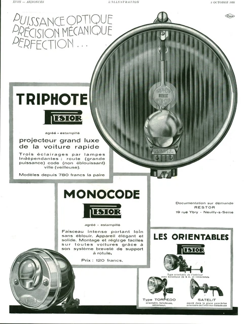 PUBLICITÉ ANCIENNE VOITURE automobile Aronde Simca 1958 issue de