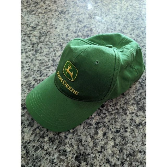 Vintage John Deere Mens Snapback Baseball Hat Green MPC