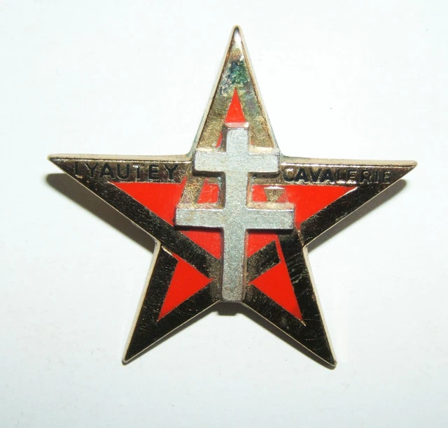 INSIGNE 1° RÉGIMENT DE MARCHE DE SPAHIS MAROCAINS DRAGO METRA Sans le
