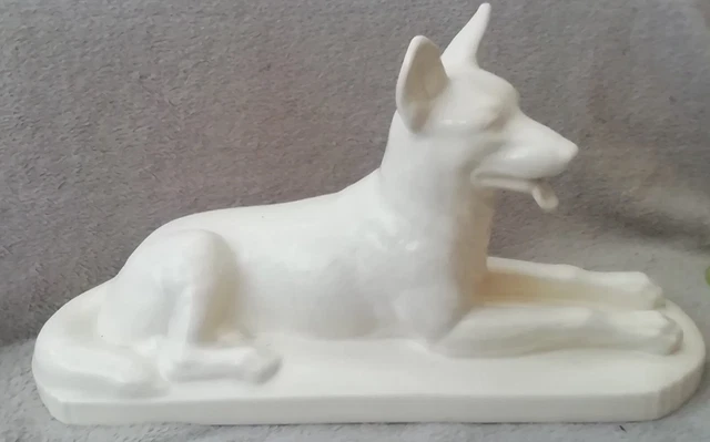 Statue Chien Berger Allemand - Buste Miniature Art Dog FR - édition Limitée, Résine/bronze