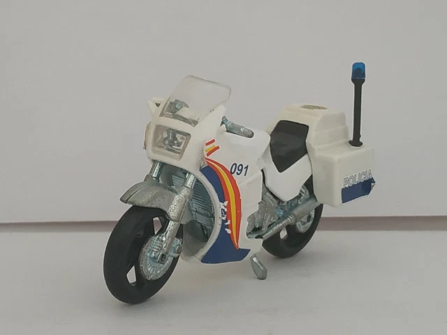 1:24 Motorcycle Police Nacional Dgp 091 Metal And Plastic To Scale Bike Diecast