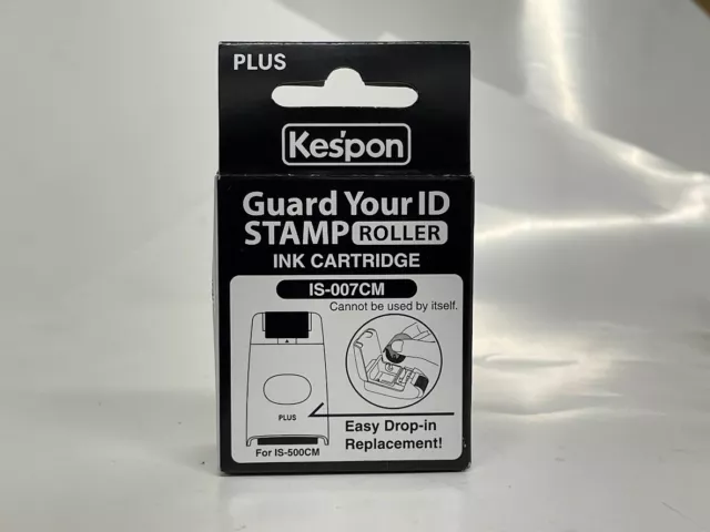 Kespon Guard Your Id Wide Roller Stamp REFILL Cartridge IS-007CM For IS-500CM