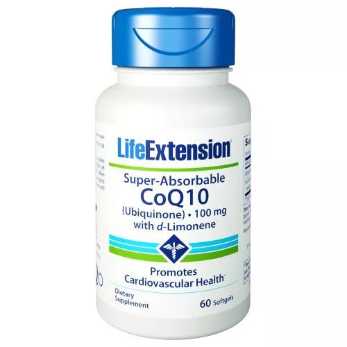 Super Absorbable CoQ10 100 mg 60 Softgels By Life Extension