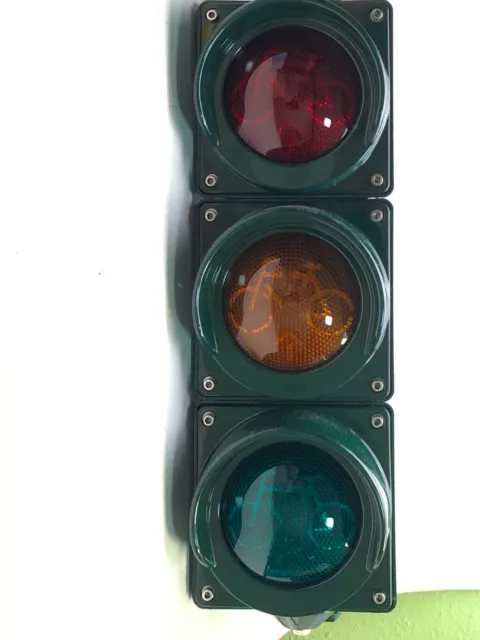 Semaforo trasmettitore di segnale LED 3 campi, rosso/giallo/verde, ruota tramite freccia luminosa Ø100 mm