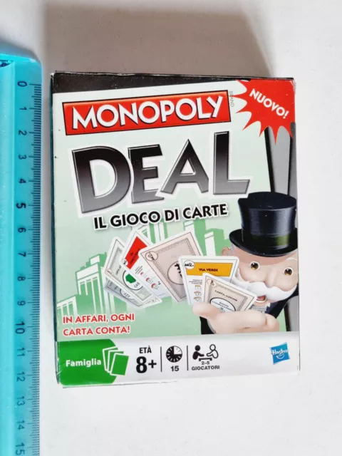 Cartes De Jeu Monopoly Deal Hasbro Vintage Originelle Playing Card New