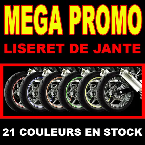 LISERET JANTE STICKER AUTOCOLLANT MOTO APRILIA - DISPO EN 6 / 8 / 10 mm