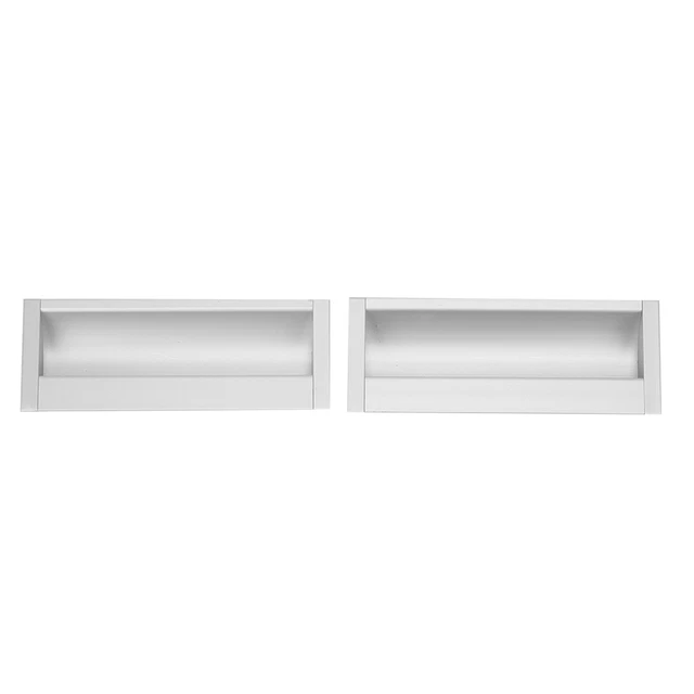 2pcs Household Aluminum Alloy Pull Handle Furniture Drawer Wardrobe Cabinet Rece