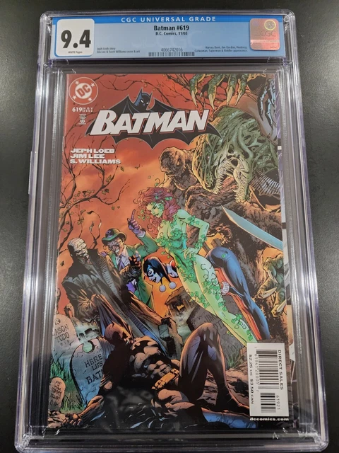 Batman #619 CGC 9.4; Jim Lee Villains Cover Variant, 2003 DC Comics