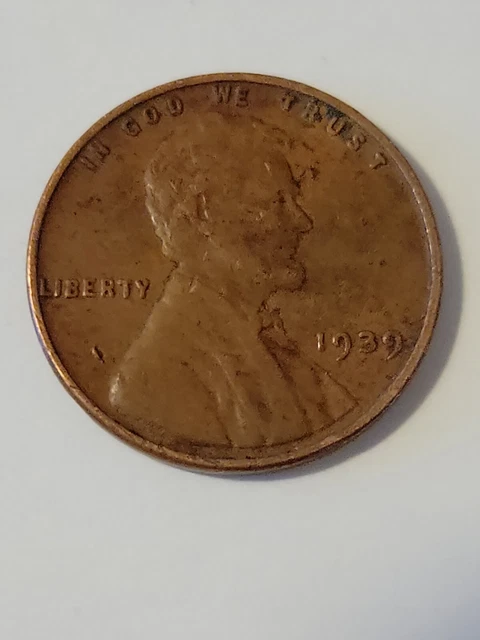 1939 Lincoln Wheat Penny very good condition NewYork YANKEES World Series Winner