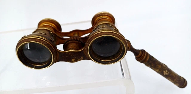 Lunettes d'opéra Jumelles 3X25 Lunettes de théâtre Mini jumelles compactes avec poignée pour adultes Enfants Femmes en concert musical (noir) | FR