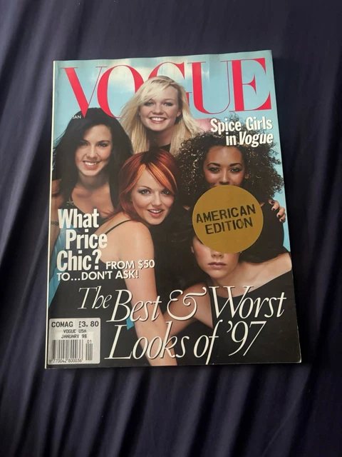 VOGUE MAGAZINE JANUARY 1997 issue Spice Girls cover rare issue