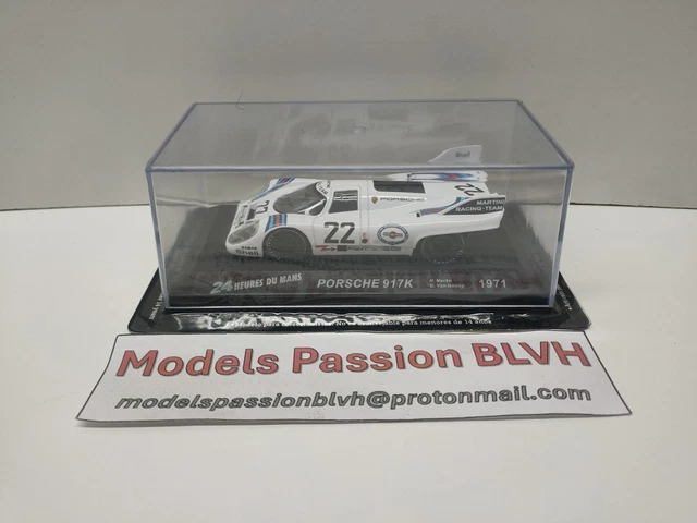 PORSCHE 917K 1970 WIN 24 H LE MANS HERRMAN-ATTWOOD 1:43 ALTAYA IXO HARD