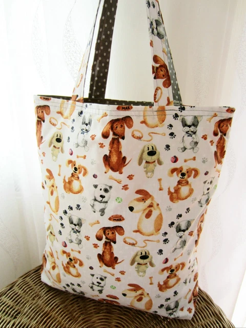 Einkaufstasche,Stofftasche,Beutel,Shopper,Baumwolltasche, selbst genäht