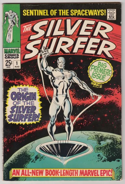 The Silver Surfer # 1, VF-, Aug. 1968