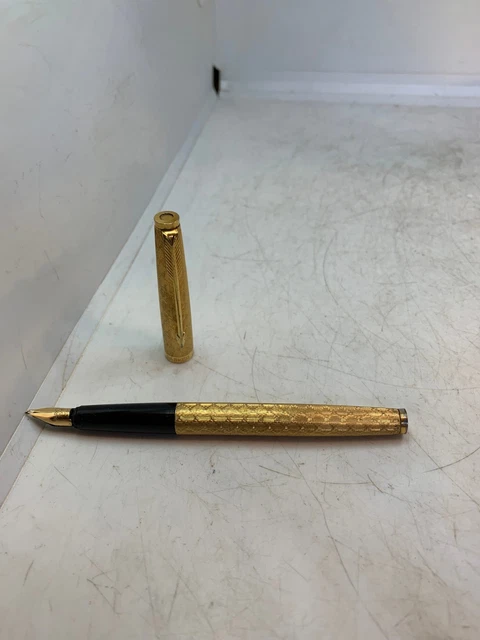 Stylo Plume PARKER Vintage - Plume En Or 18K - Moderne Thrift Time - Occasion