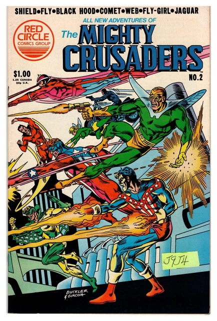 Red Circle Comics, THE MIGHTY CRUSADERS, Vol 1, No 2, May 1983 (J9J4)