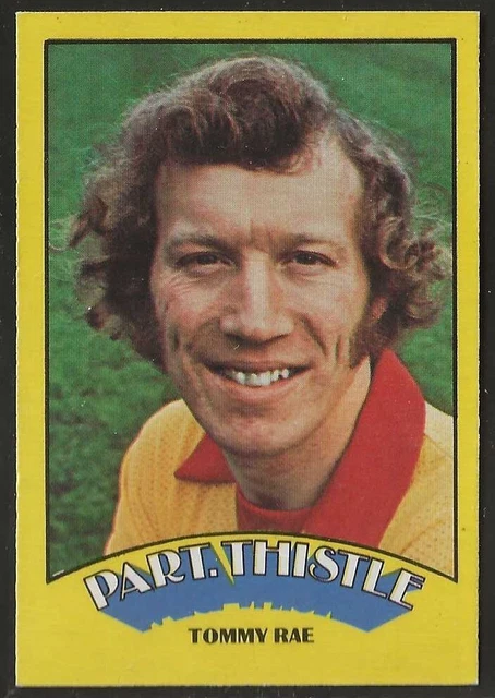 A&Bc-Football 1974 Scottish (Green Back 001-132)-#092- Partick Thistle - Rae