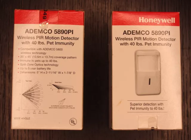 Honeywell ADEMCO 5890PI Wireless PIR Motion Detector