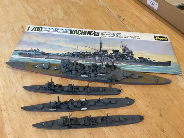 Modellino Eaglemoss 1:1100 Incrociatore Giapponese Kako 1942 #42 EMGC42 - Foto 3