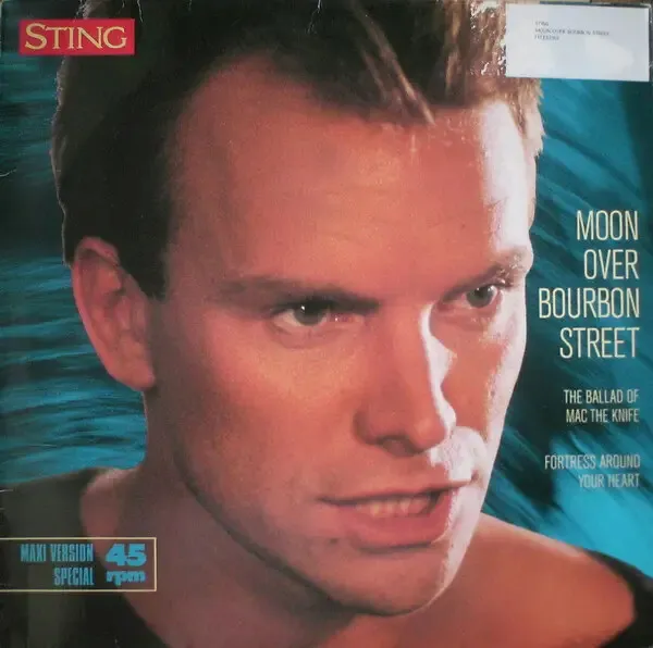 Sting Moon Over Bourbon Street Vinyl Single 12inch NEAR MINT A&M Records