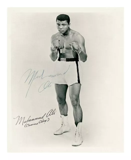 Muhammad Mohammed Ali vorgedrucktes Foto Boxer Cassius Ton Weltmeisterbild