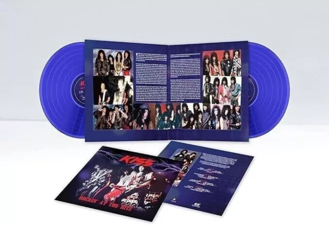 KISS - ROCKIN' AT THE RITZ 2 LP BLUE Vinyl 180g Gatefold Sleeve - NEW