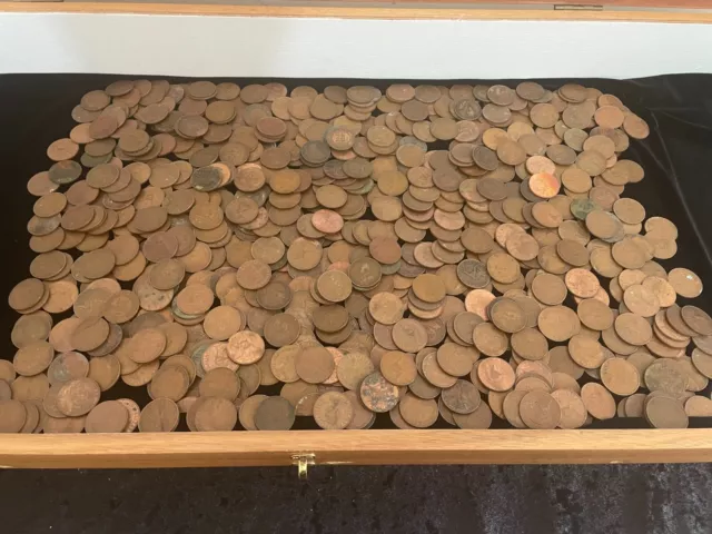 Deceased Estate Australian Penny Coins Bulk Pennies Only Approx 6.3 Kilo