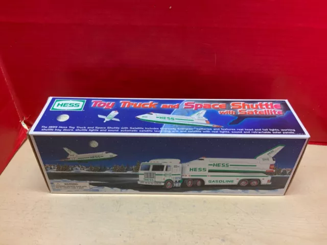1999 Hess Toy Truck and Space Shuttle with Satelite