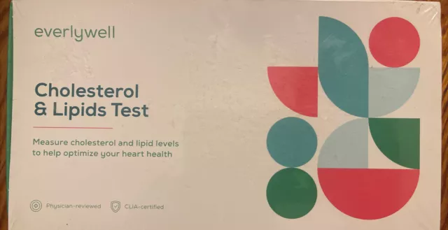 Kit de prueba de colesterol y lípidos Everlywell - NUEVO con vencimiento 5/1/2024