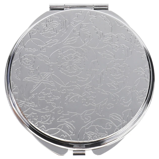 1Pc Petit miroir de poche Miroir de vanité pliant Miroir de maquillage de poche