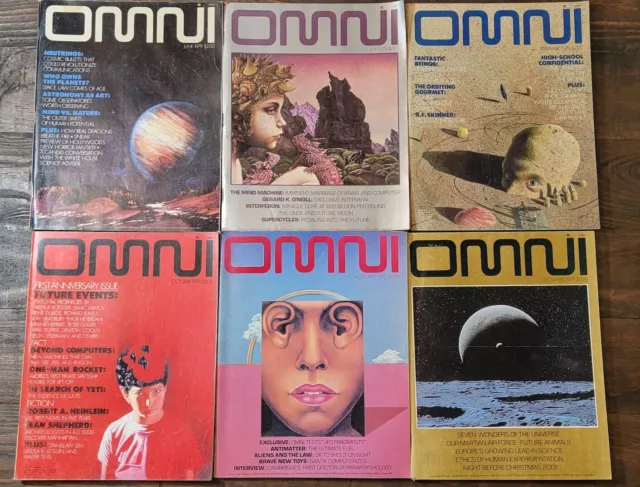 OMNI Magazine (1979) Collection (Jun, July, Sept, Oct, Nov, Dec)