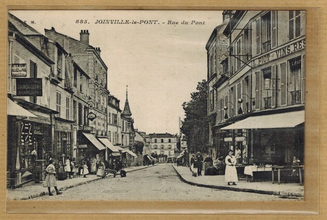 Cpa Joinville le Pont - rue du Pont rp0270