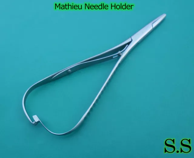 12 Mathieu Ligature Elastic Placing Pliers 5.5" Orthodontic Dental Instruments