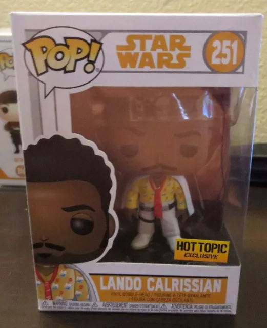 Funko Pop! Star Wars #251 Lando Calrissian Hot Topic exclusivo